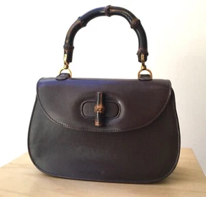 Vintage 1960's Gucci Bamboo Handled Handbag for Bonwit Teller - Picture 1 of 4
