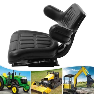 Tractor Suspension Seat Dumper Forklift Mower Digger Seat Universal Adjustable - Picture 1 of 16