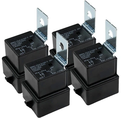 4x Song Chuan 896H-1CH-D1SF-T-001-12VDC Weatherproof, 1 Form C SPDT 12V 50A - Image 1 of 4