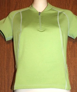 Sugoi Woman Polyester/Spandex Apple Green 1/2 Zip SS Cycling Top S - Picture 1 of 4