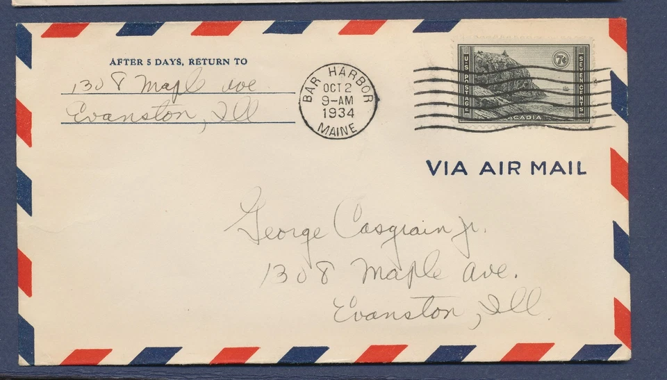 USA - Scott 746 - Acadia National Park  FDC -  Oct 2, 1934 Bar Harbor Maine --b - Image 1 of 1