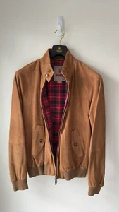 Baracuta G9 Suede Jacket in Tabacco size 42 Made In Italy - Picture 1 of 14