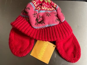 NEW Baby Girl GYMBOREE Colorful Village * 6 - 12 Months * Sweater CAP HAT - NWT - Picture 1 of 5