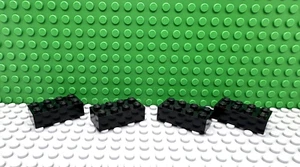 Lego 4 Bloque Ladrillo Negro 2x4 NUEVO - Imagen 1 de 1