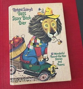 Richard Scarry's BEST STORY BOOK EVER 82 Stories & Poems Vintage Hardcover 1968 - Picture 1 of 5