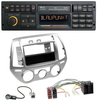 Blaupunkt USB DAB SD MP3 Bluetooth Autoradio für Hyundai i20 (12-14) man. Klima - Bild 1 von 4