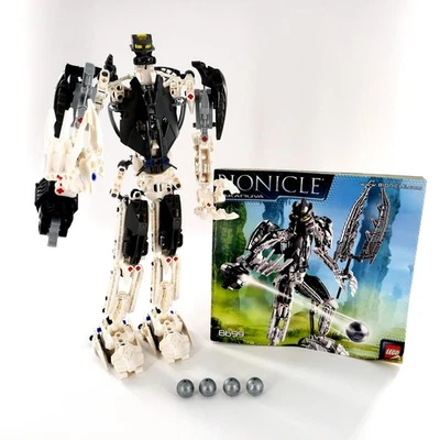 LEGO BIONICLE: Takanuva (8699) w/ Instructions Nearly Complete No Sword/Weapon - Image 1 of 4
