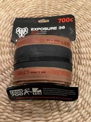 WTB Exposure Tire - 700 x 36, TCS Tubeless, Folding, Black/Tan - Image 1 of 4