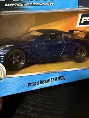JADA BRIAN'S NISSAN GT-R R35 FAST & FURIOUS 7 MOVIE 1/32 DIECAST CAR 97037 - Image 1 of 4