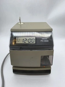 Amano PIX-3000 Digital Electric Time Stamp Recorder - Bild 1 von 10
