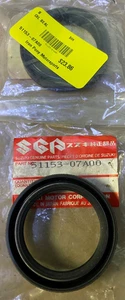 Suzuki OEM Fork Seal x2 1985 GV700 GLF/GLF2 Madura Motorcycle 51153-07A00 - Picture 1 of 1