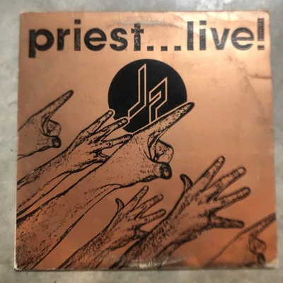 Judas Priest Record Lot Live 2lp Album Vinyl Gatefold Inserts Heavy Metal Foto 1 de 4