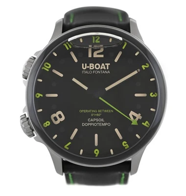 U-Boat Capsoil Doppiotempo 9676 Oil-Filled Dial GMT Steel 55MM Men Quartz - image 1 of 4