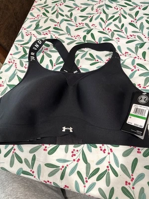 全新 Under Armour 女式 Infinity 高帮运动文胸 — 第 1/4 张图片