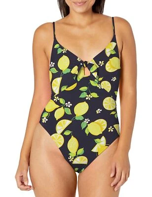 Trina Turk Women's Standard High Leg Tie Front One Piece Swimsuit, - Image 1 of 2