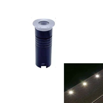 FARETTO LUCE LED 3W SEGNAPASSO SEGNAPASSI CALPESTABILE ESTERNO INTERNO COLORI - Immagine 1 di 4