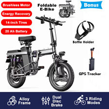 Upgrade Electric Bike Foldable With GPS Tracker 48V 20Ah Removable Battery AU