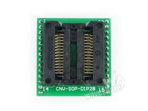 SOP28 TO DIP28 (A) Programming Adapter SOP28 SO28 SOIC28 OTS-28-1.27-04 1.27mm - Picture 1 of 4