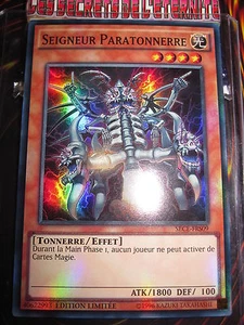 YU-GI-OH! SUPER RARE EDITION LIMITEE FR SEIGNEUR PARATONNERRE SECE-FRS09 MINT - Picture 1 of 1