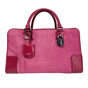 Bolso de Mano LOEWE Amazona36 Pelo de Poni Rosa - Imagen 1 de 23