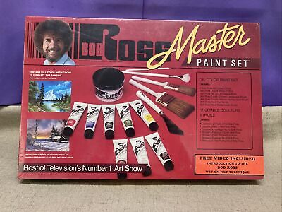 Bob Ross Master Paint Set FACTORY SEALED!! The Joy Of Painting! MINT! • 74.82€