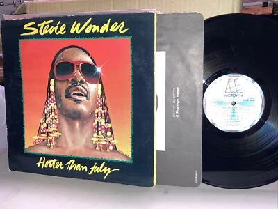 EX • STEVIE WONDER “HOTTER THAN JULY" LP UK 1980 import MOTOWN STMA-8035 G/F - Image 1 of 4