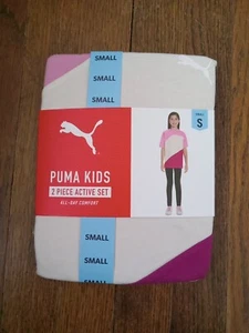 Puma Kids Girls Small 2pc Active Set Top & Legging Berry NWT - Picture 1 of 4