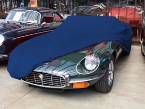 Full Garage Safety Blanket Car Cover Indoor Blue for Jaguar E-Type Series 3 - Picture 1 of 5
