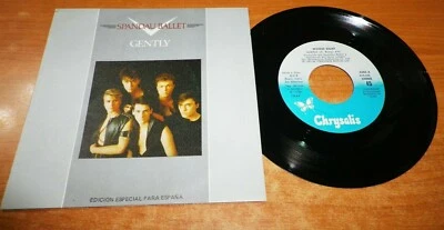 SPANDAU BALLET Gently 7" SPANISH PROMO SINGLE VINYL ONLY ISSUED IN SPAIN RAREST - Image 1 of 2
