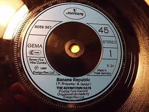 The Boomtown Rats........Banana Republic........45rpm - Picture 1 of 1