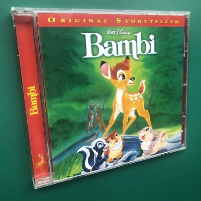 Walt Disney's BAMBI Original Storyteller Children's Animation Film Soundtrack CD Foto 1 de 4