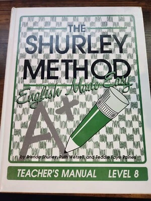 The Shurley Method, English Made Easy, Teacher's Manual, Level 8(HARDCOVER) VG - Image 1 of 2