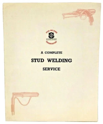 Brochure pubblicitaria Crompton Parkinson servizio completo saldatura borchie Londra - Immagine 1 di 3