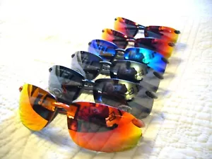 Gafas de sol de seguridad para hombre 1/2 marco Z87.1 gafas de sol de seguridad sin montura para mujer S45 - Imagen 1 de 31