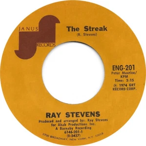 Ray Stevens - The Streak (7", Single) (Good Plus (G+)) - 938237793 - Picture 1 of 2