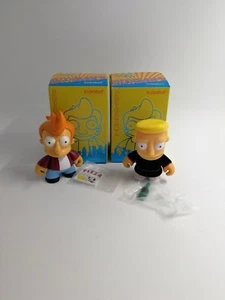 Kidrobot Futurama Universe X Mini Series - Fry & Zapp 2pcs Set - Picture 1 of 5