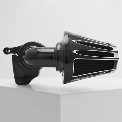 CNC Cut Cone Air Intake Breather For Harley M8 Street Glide 17-up Softail 18-UP Foto 1 de 4
