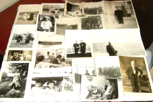 20 VINTAGE PHOTOGRAPH-FAMILY-AMALFI GULF 1933-ON MAURITANIA-PRIEST-PARIS-LOT 3 - Foto 1 di 1
