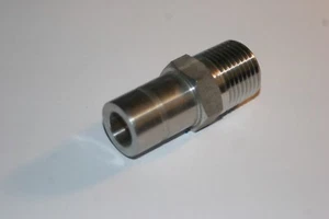 3/4 Tube x 1/2 MNPT 316ss Tube Adapter Fitting Ham-Let 739LMSS3/4X1/2 - Picture 1 of 3