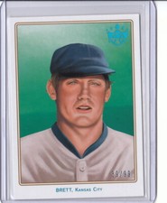 2020 Panini Diamond Kings Holo Blue DK 206 #20 George Brett Royals /99