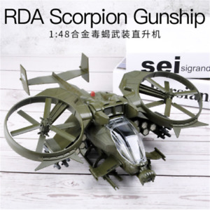 Avatar RDA Scorpion Gunship Model Alloy Military Helicopter Airplane Model 1:48