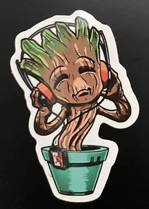 PEGATINA DE CÓMICS GROOT MARVEL RECIÉN NACIDO GUARDIANES DE LA GALAXIA - Imagen 1 de 2
