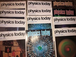 Physics Today 1980 12 Issues Magazine Estate Collection! - Picture 1 of 7