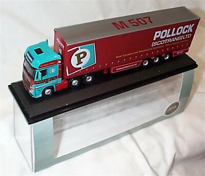 Mercedes MP4 GSC Actros Curtainside Pollock M507 escala 1-76 nuevo 76MB002 Foto 1 de 2