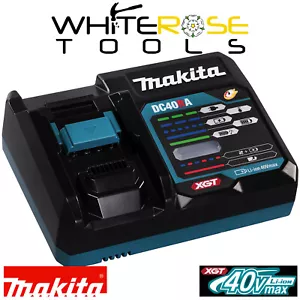 Genuine Makita XGT 40V Rapid Battery Charger 40Vmax Li-ion Slide DC40RA - Picture 1 of 5