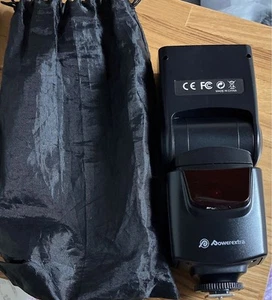Powerextra DF-400 Strobe Flash Speedlight for Canon Nikon DSLR Cameras Used - Picture 1 of 2