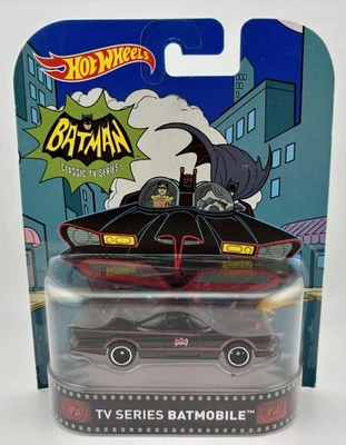 HOT WHEELS ~ ENTRETENIMIENTO REAL RIDERS BATMAN ~ SERIE DE TV BATMOBILE (1966) Foto 1 de 4