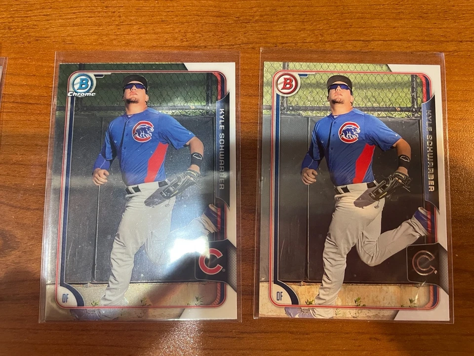 Bowman Chrome Prospects #BCP58 2015 Kyle Schwarber y base radiocontrol Foto 1 de 1