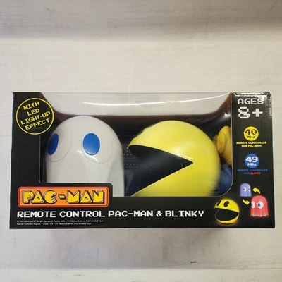PAC-MAN + BLINKY GHOST LED Remote Control Toy Wireless Bandai Namco - Image 1 of 4