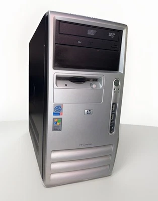 PC retro HP Compaq dx6100 MT - Pentium 4 3,0 GHz - Windows XP Pro - vintage... - Imagen 1 de 4